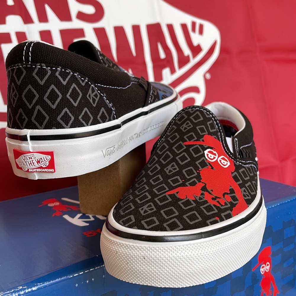 Vans Men’s Skate Slip-On Krooked By Natas For Ray Barbee sneakers - Picture 4 of 16